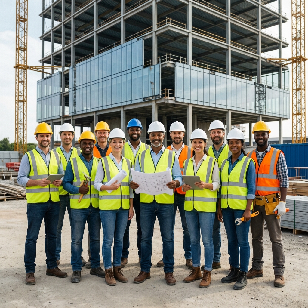 Our professional construction team